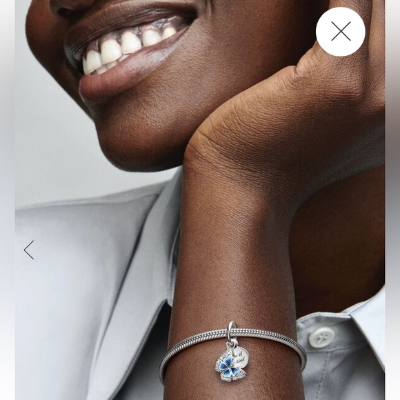 🦋💙BLUE BUTTERFLY DANGLE & SPARKLING CHARM SET💙🦋SPECIAL OFFER AVAILABLE BELOW - Picture 7 of 12